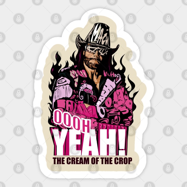 Oh Yeah The Cream of the Crop Sticker by Frajtgorski